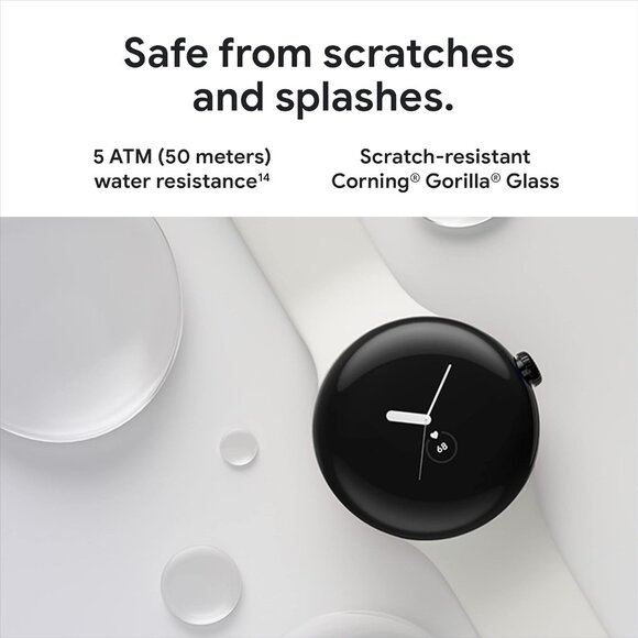 Google Pixel Android Smartwatch 1st Gen Fitbit Activity Tracking WiFi NIB - Picture 4 of 12